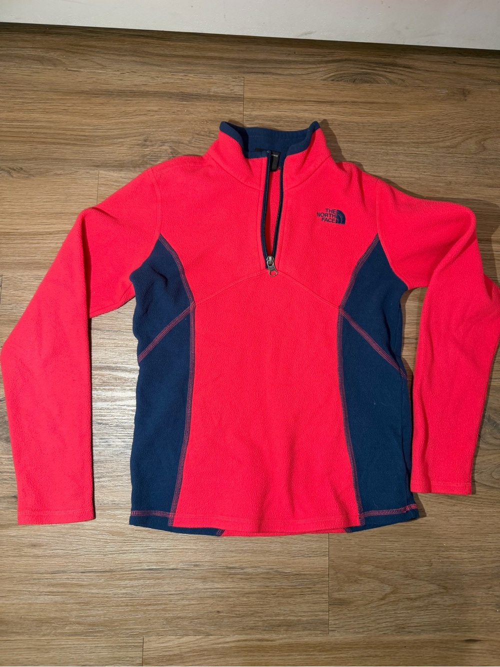 Girls North Face 1/4 Zip Glacier Fleece- Size 10-12